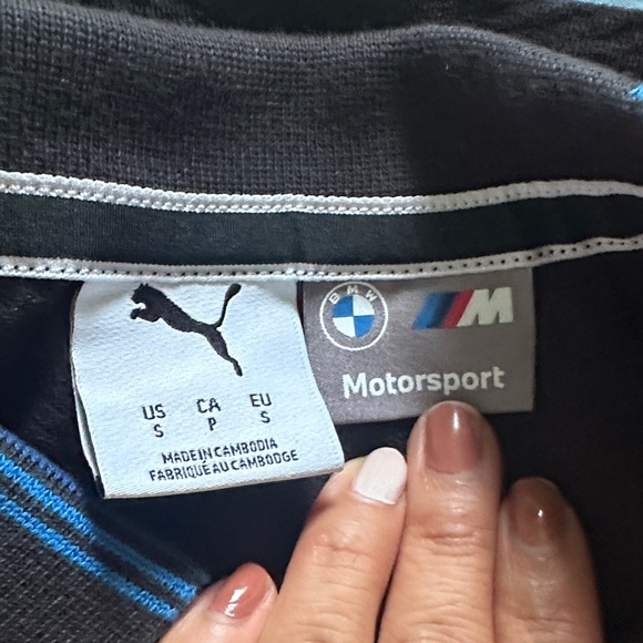 BMW Motorsport Black Polo with Blue Accents - Picture 3 of 5